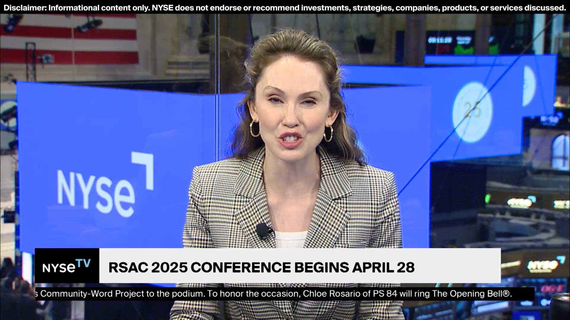 Hugh Thompson, Executive Chairman at RSAC joins LIVE on NYSE TV