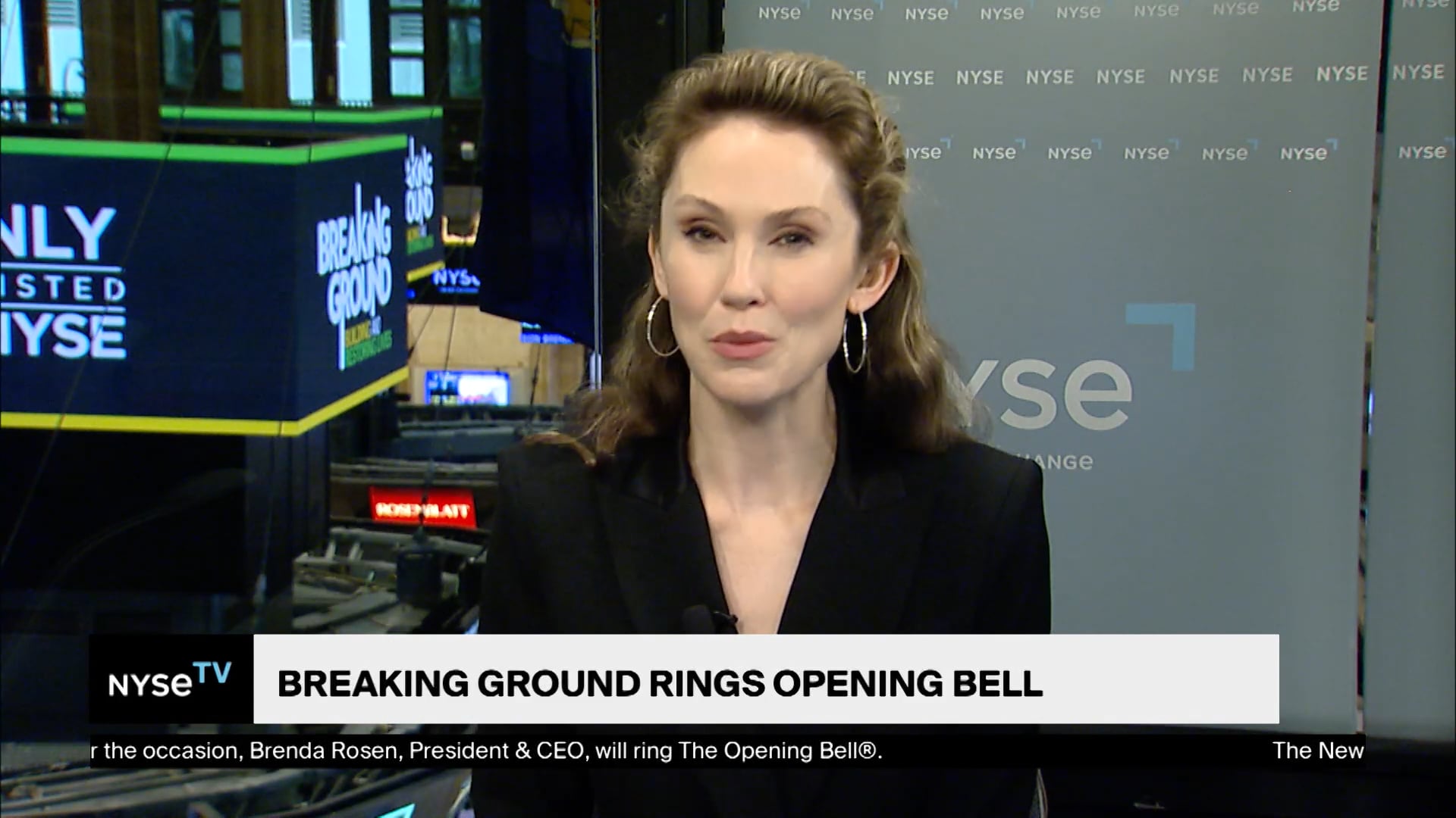 Brenda Rosen, CEO + President at Breaking Ground Joins NYSE TV Live