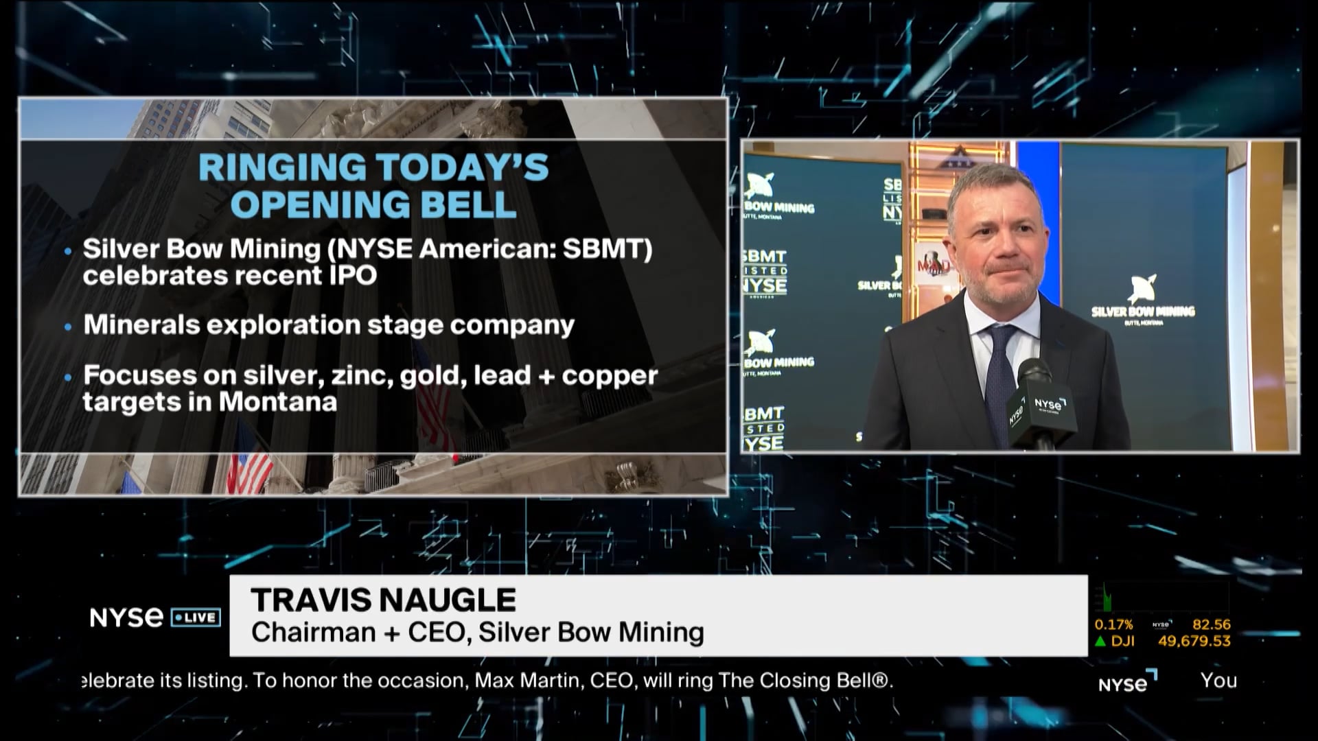 Silver Bow Mining CEO Travis Naugle Explains Decision to List on NYSE American