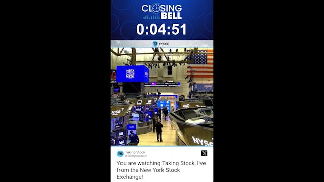 Today on Taking Stock | Markets react...