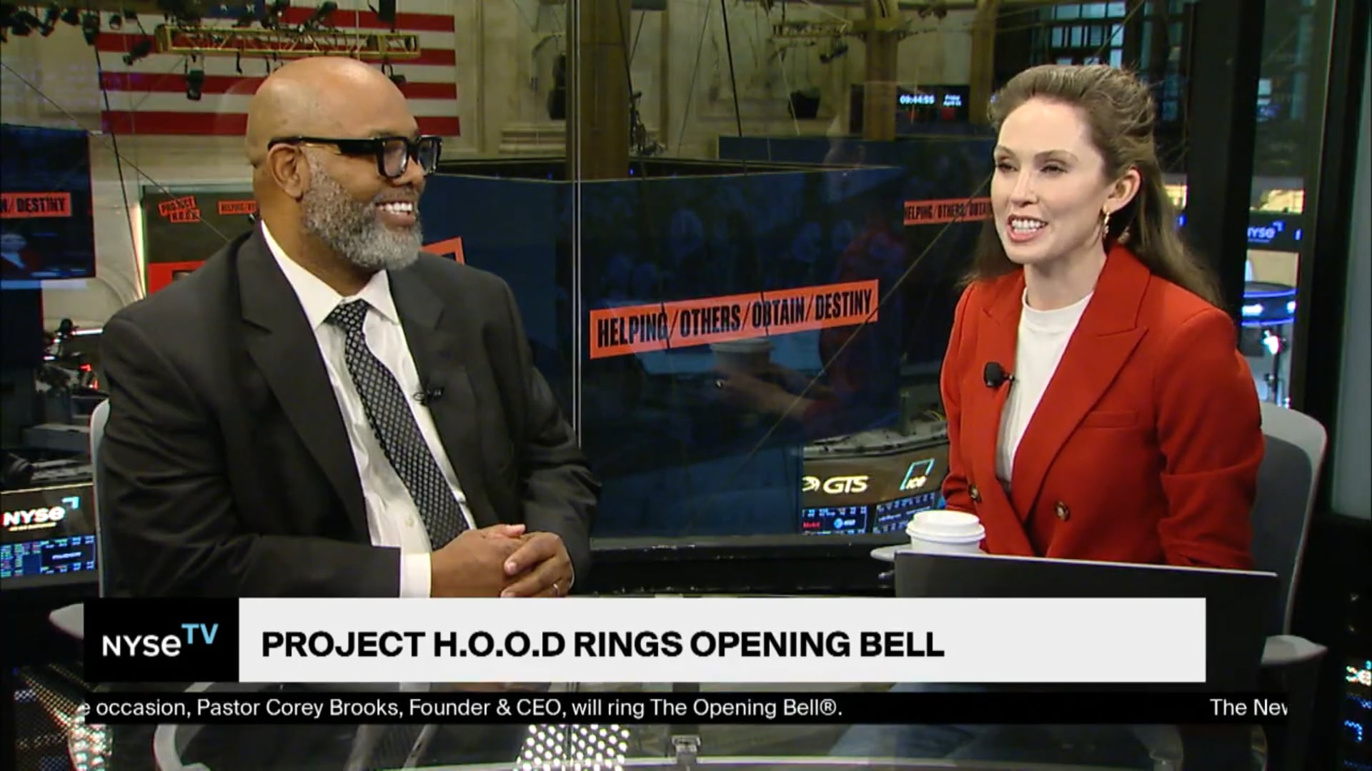 Pastor Corey Brooks, CEO of Project H.O.O.D.  joins NYSE TV Live