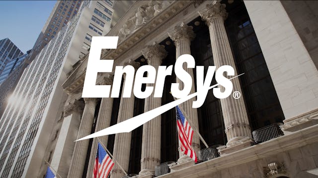 EnerSys (NYSE: ENS) Rings The Closing...