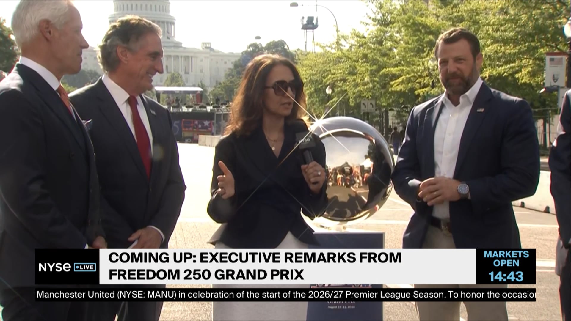 NYSE, Penske, + Key Decision-Makers Give Remarks Before Freedom 250 Grand Prix