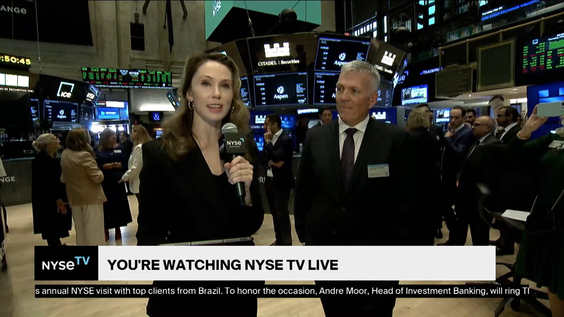 Christian Dunleavy, Group President at Aspen Insurance Joins NYSE TV Live