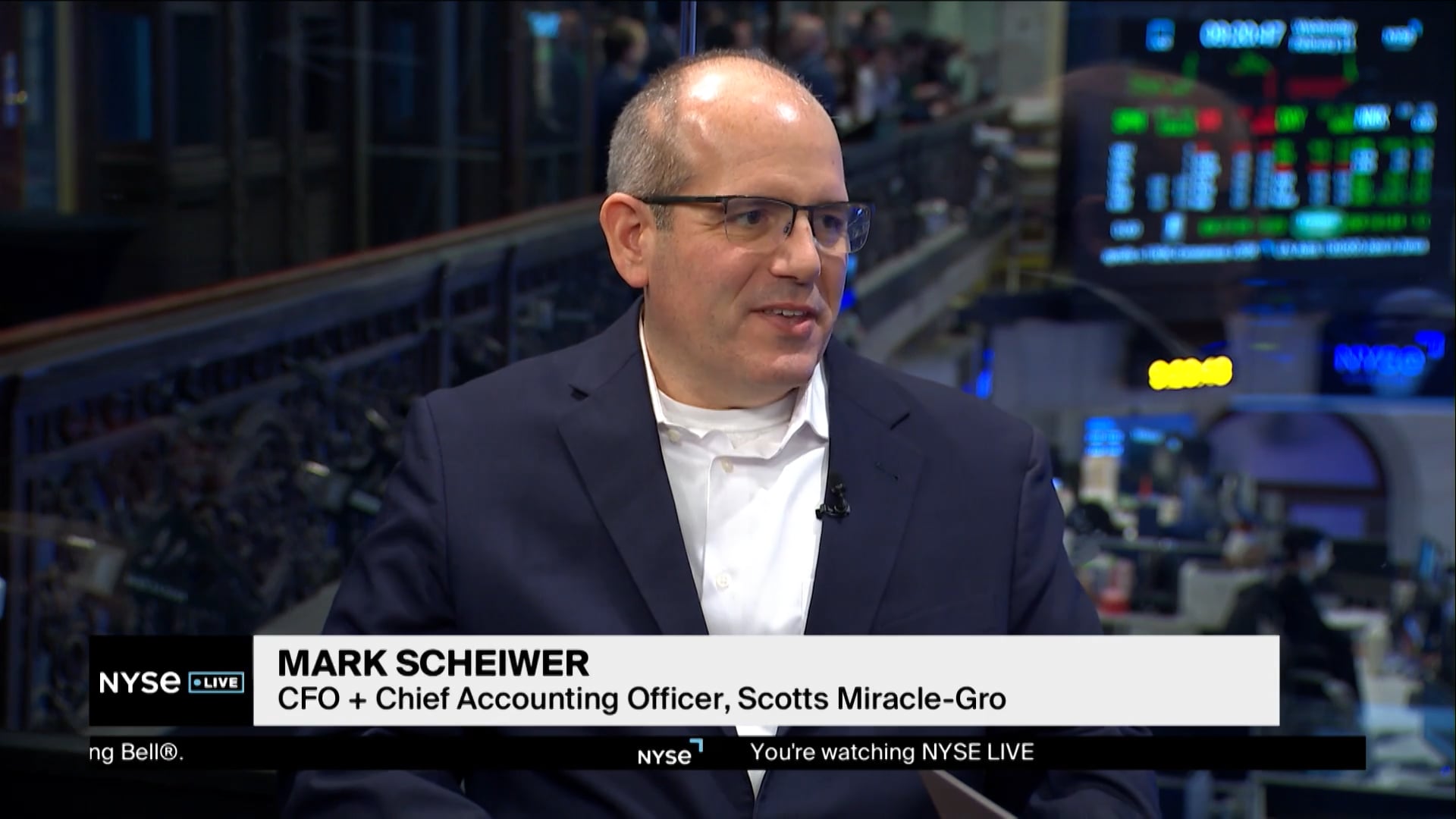 Scotts Miracle-Gro CFO Mark Scheiwer Sets Scene for Anniversary Celebration