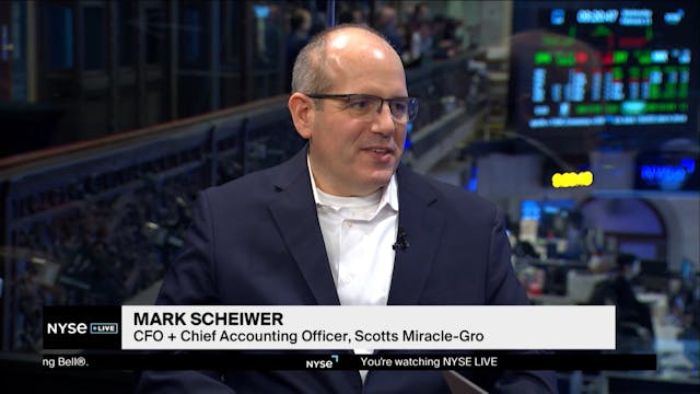 Scotts Miracle-Gro CFO Mark Scheiwer ...