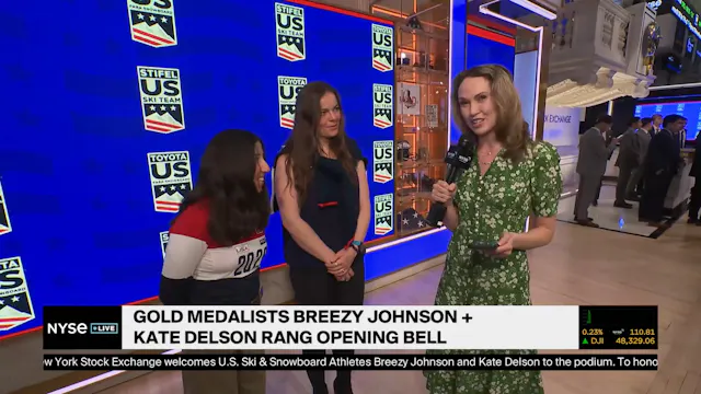 Gold Medalists Breezy Johnson + Kate ...