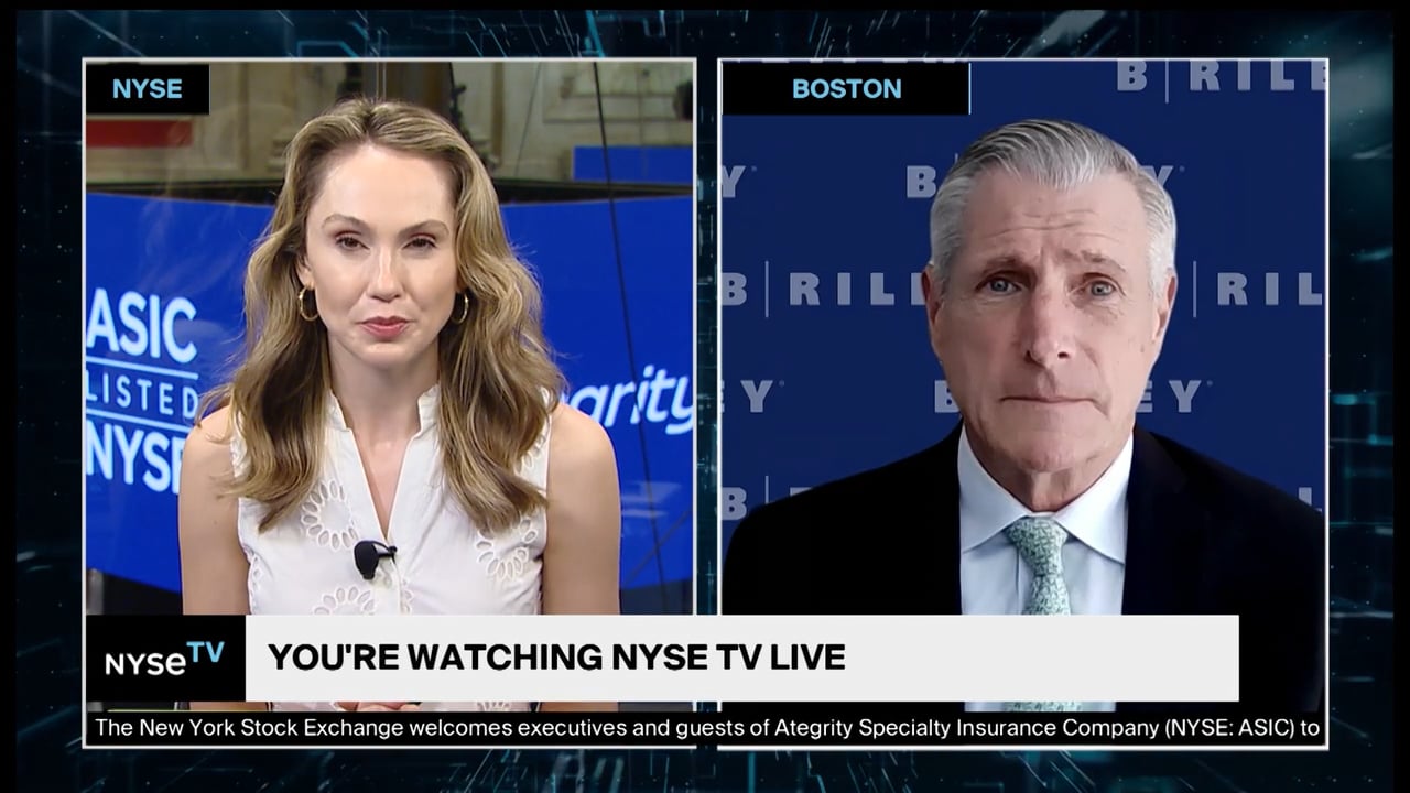 Art Hogan, B. Riley Wealth Management Joins NYSE TV Live