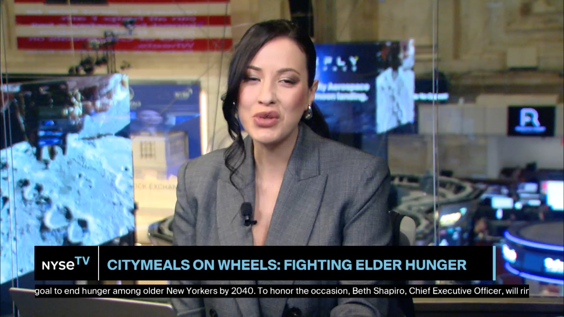 Beth Shapiro, CEO of Citymeals on Wheels Joins NYSE TV Live