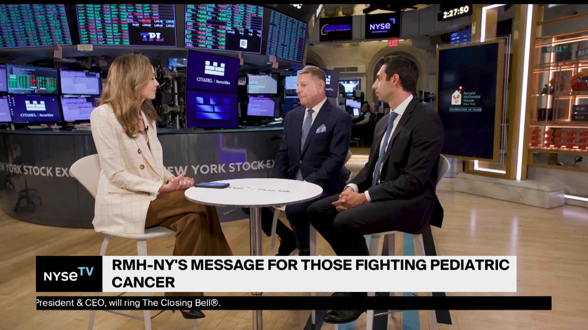 Michael Brill and Steven Bensinger Join NYSE TV Live