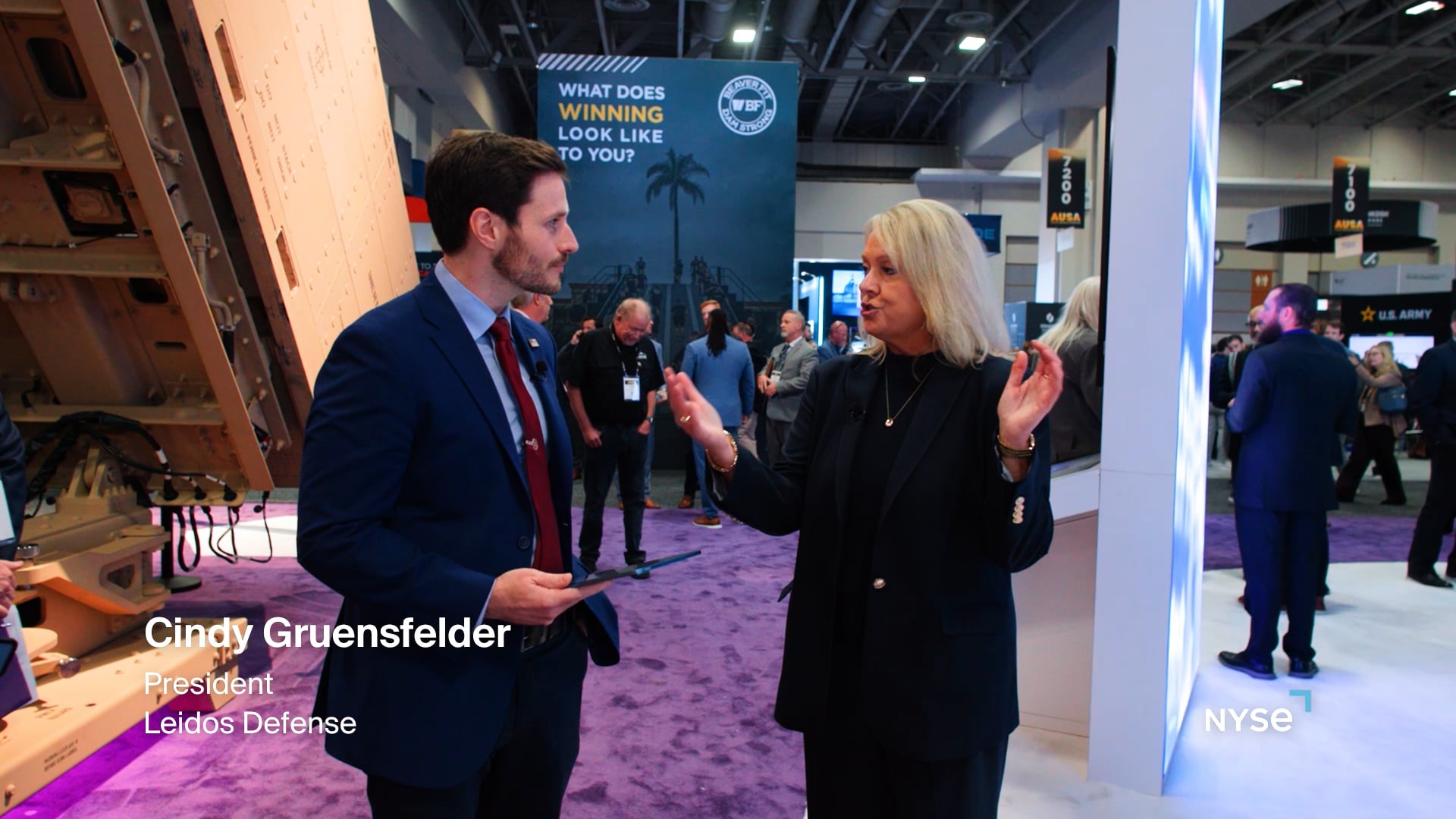 AUSA: Leidos Defense President Cindy Gruensfelder
