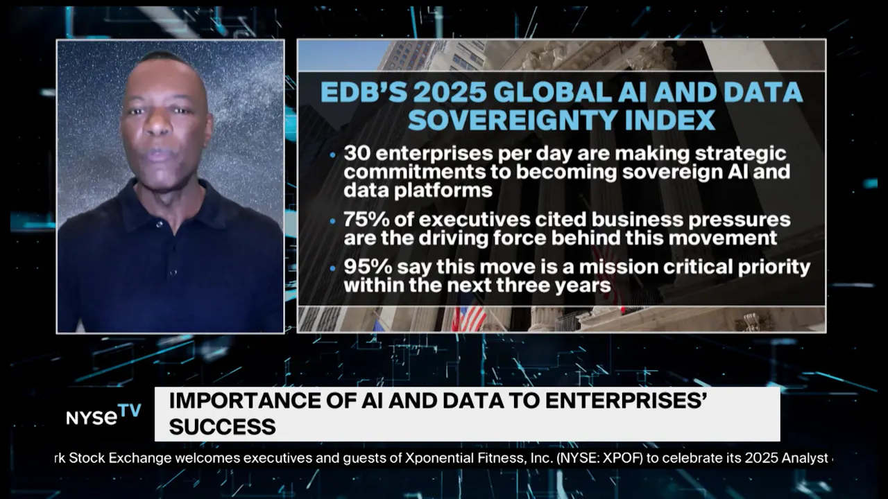 Kevin Dallas, CEO at EBD Joins NYSE TV LIve - New York Stock Exchange ...