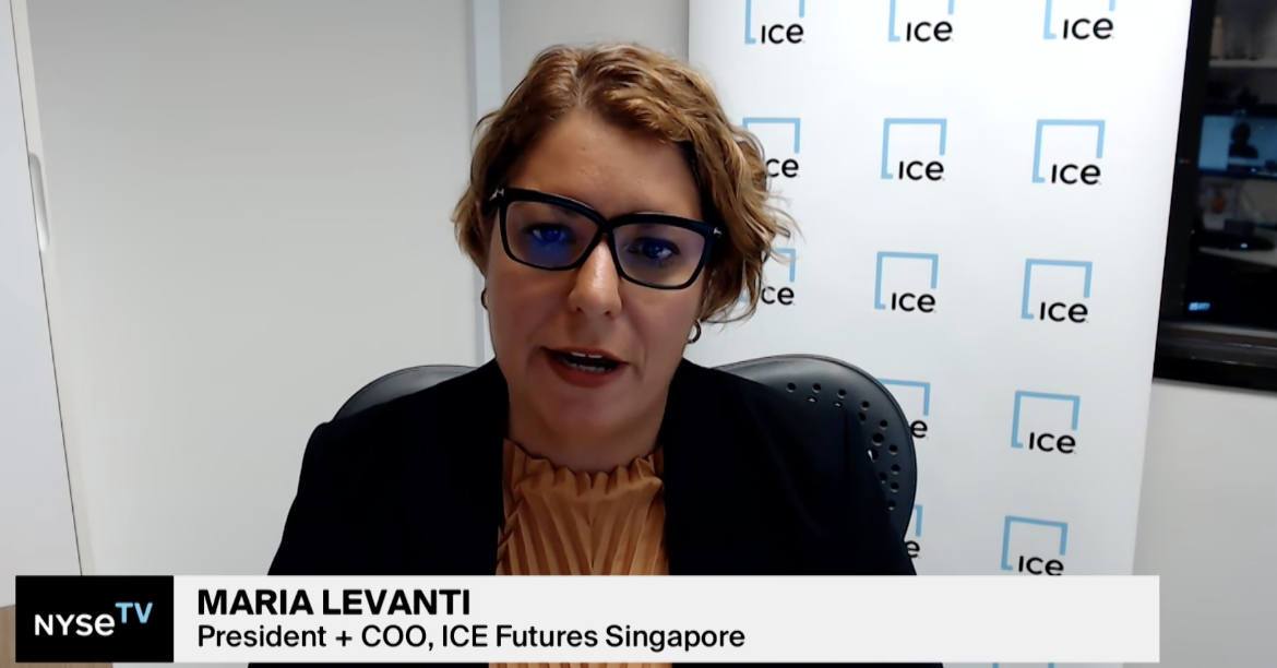 Maria Levanti, President and COO at ICE Futures Singapore Joins Live on NYSE TV