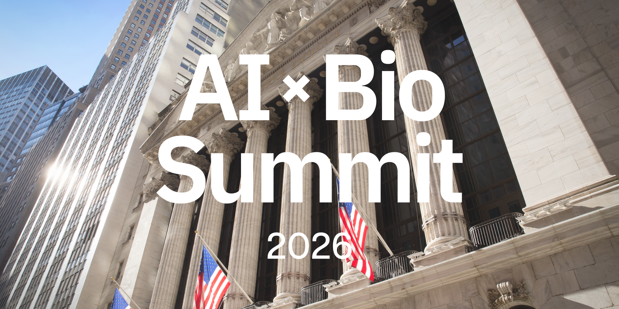 Today on NYSE Live | Fourth Annual AI x Bio Summit at NYSE - 07/23/2026, 14:00:20