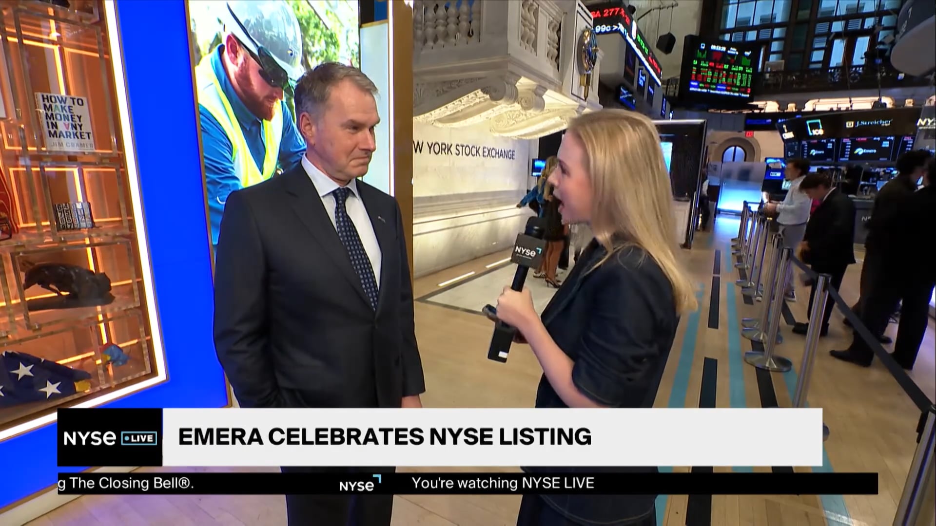 Emera CEO Explains Significance of Celebrating Listing at NYSE