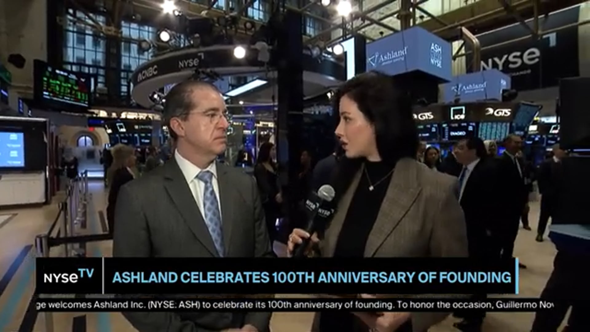 Guillermo Novo, Chair of the Board + CEO of Ashland joins NYSE TV Live