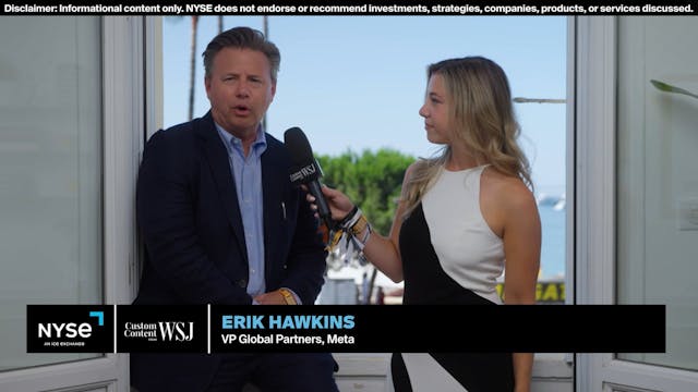 Meta VP of Global Partners Erik Hawkins