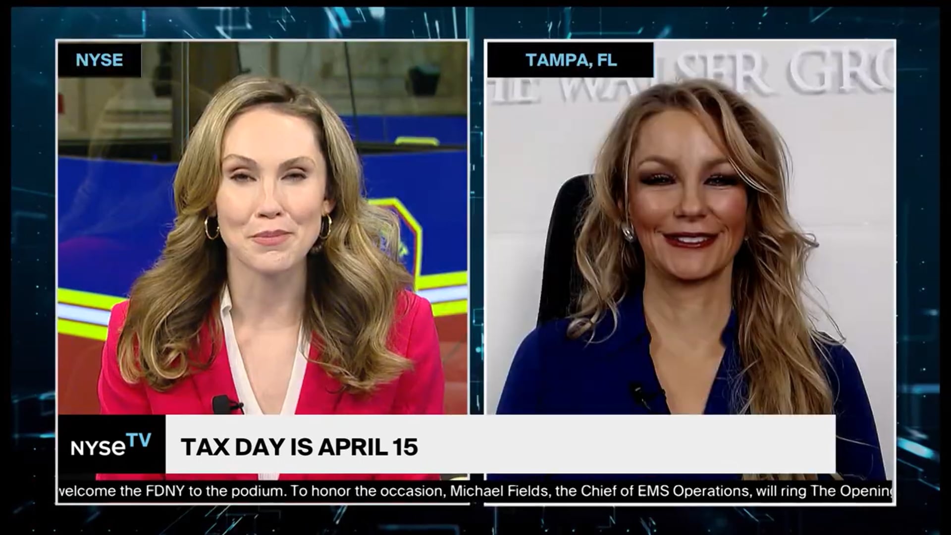 Rebecca Walser, CEO of Walser Wealth Management joins NYSE TV Live