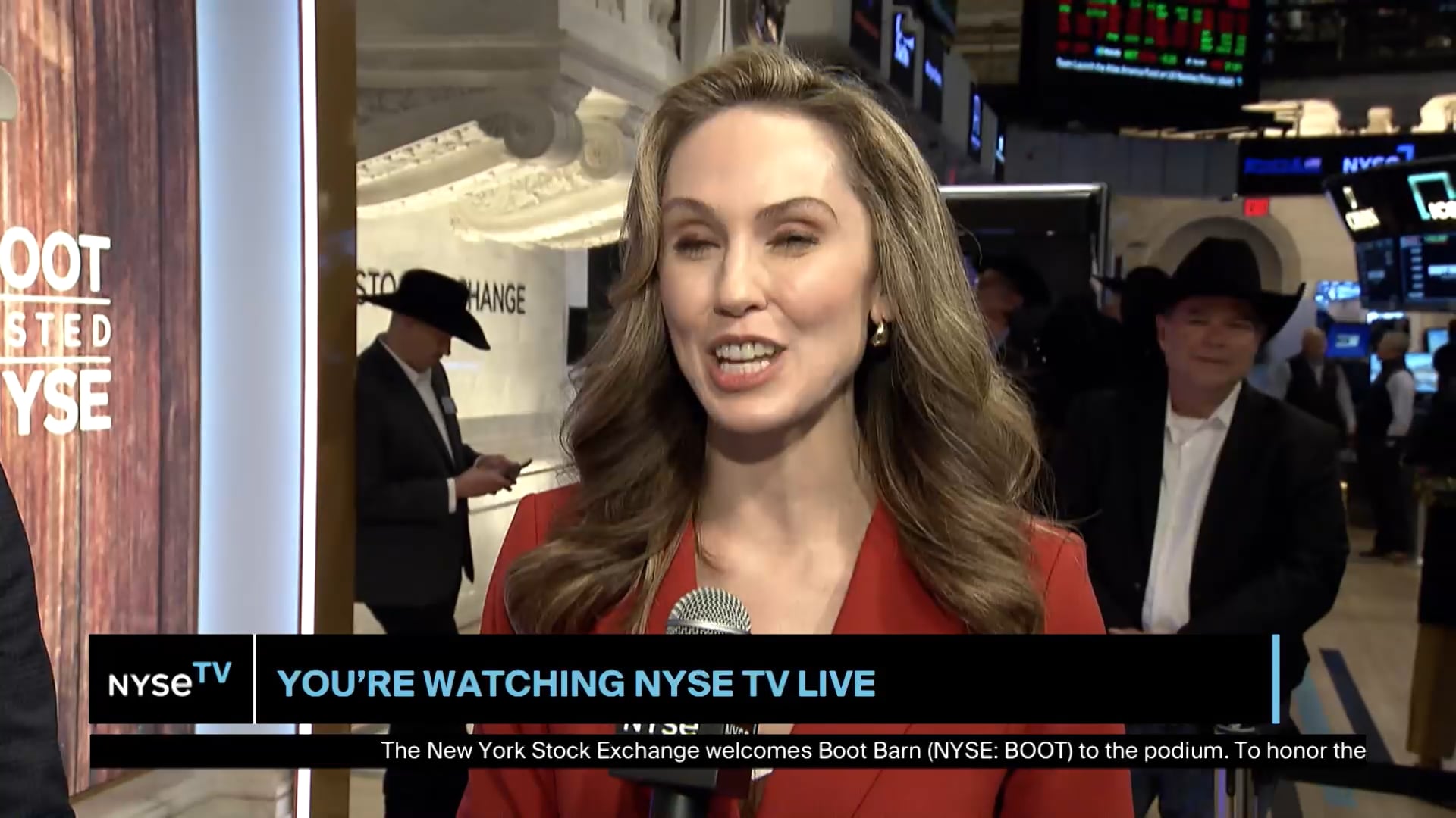 Jim Conroy, CEO + President and John Hazen, Interim CEO at Boot Barn Join NYSE TV Live