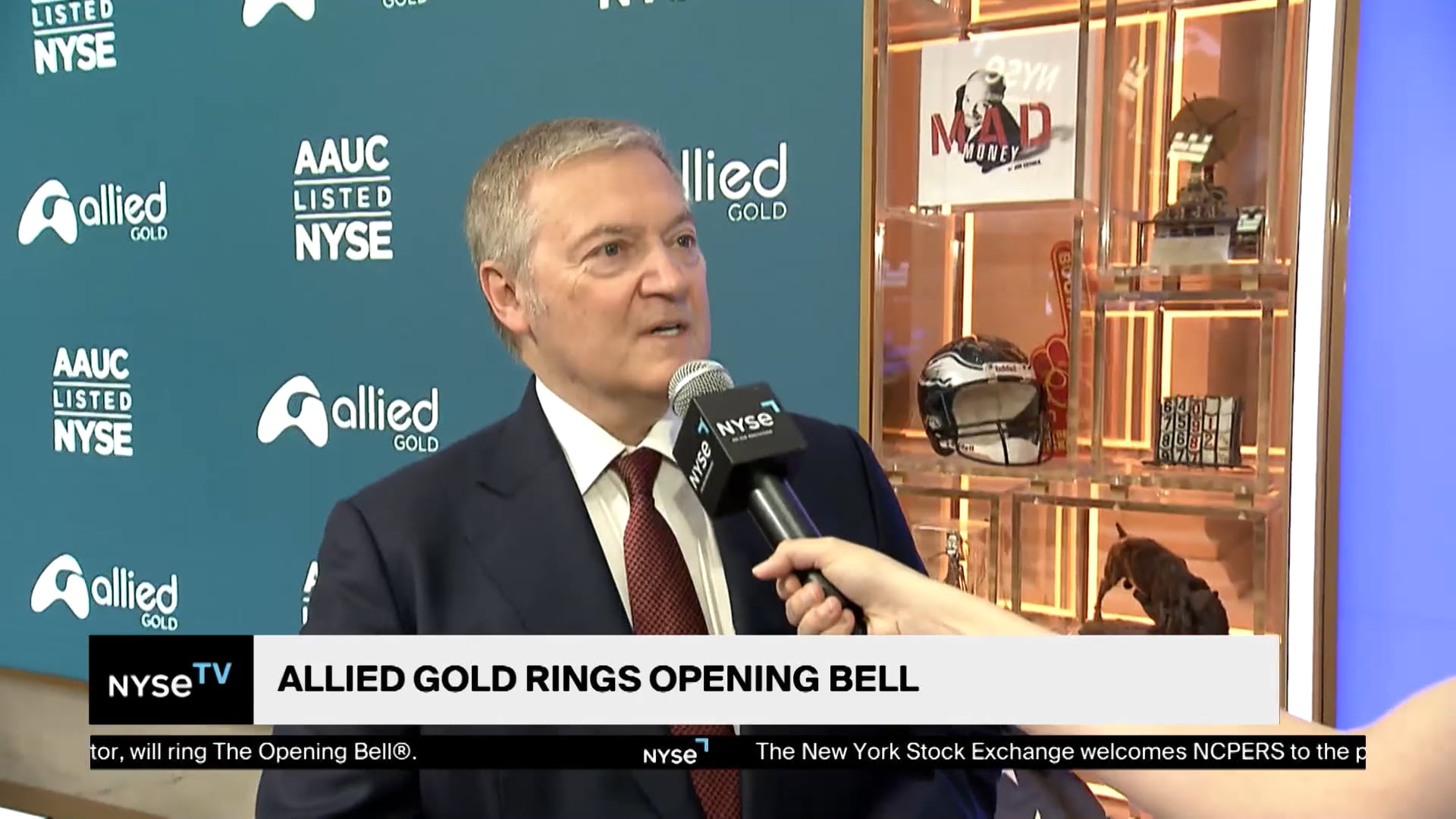 Peter Marrone, Chairman + CEO, Allied Gold Joins NYSE TV Live