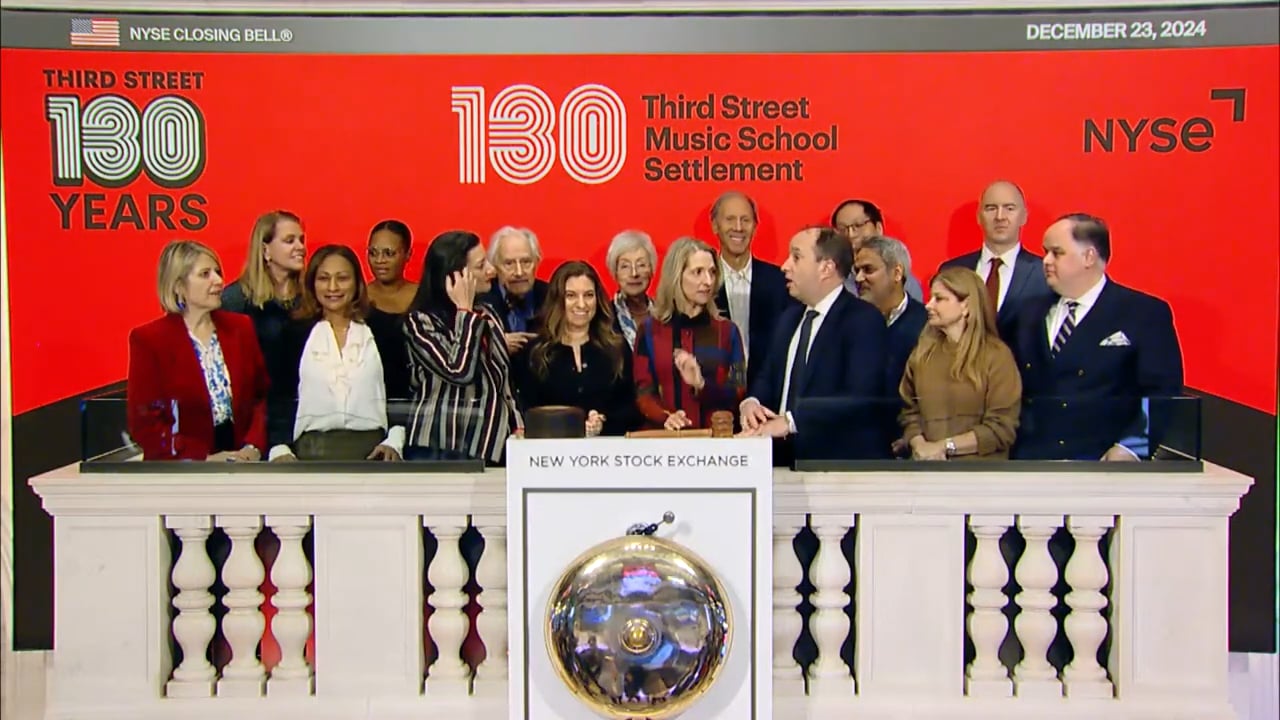 Third Street Music School Rings The Closing Bell®