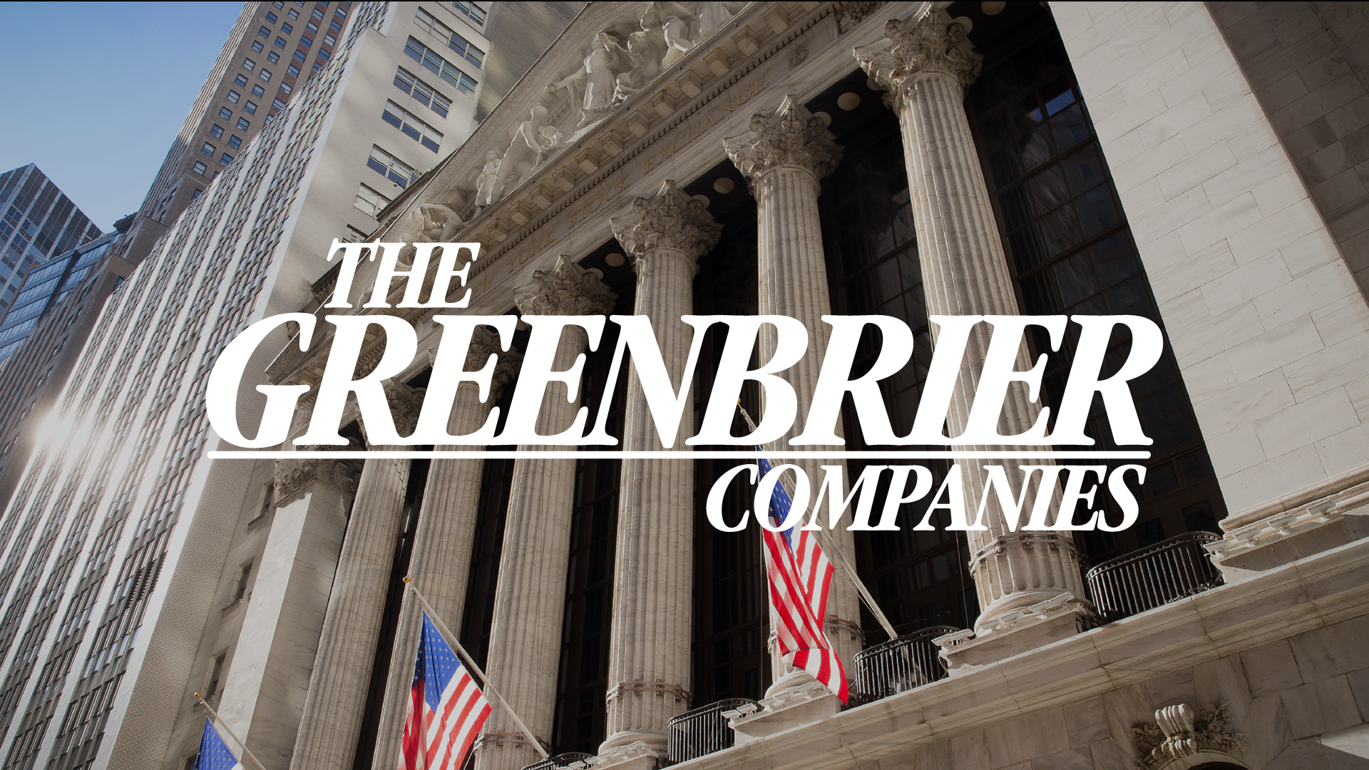The Greenbrier Companies, Inc. (NYSE: GBX) Rings The Opening Bell®