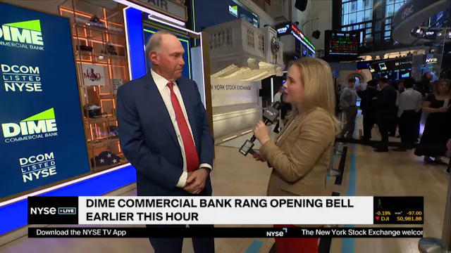 Dime Commercial Bank CEO Stuart Lubow...