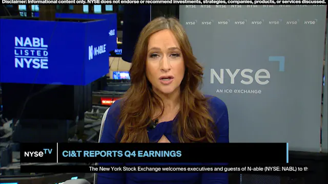 Cesar Gon, CEO at CI&T Joins NYSE TV ...