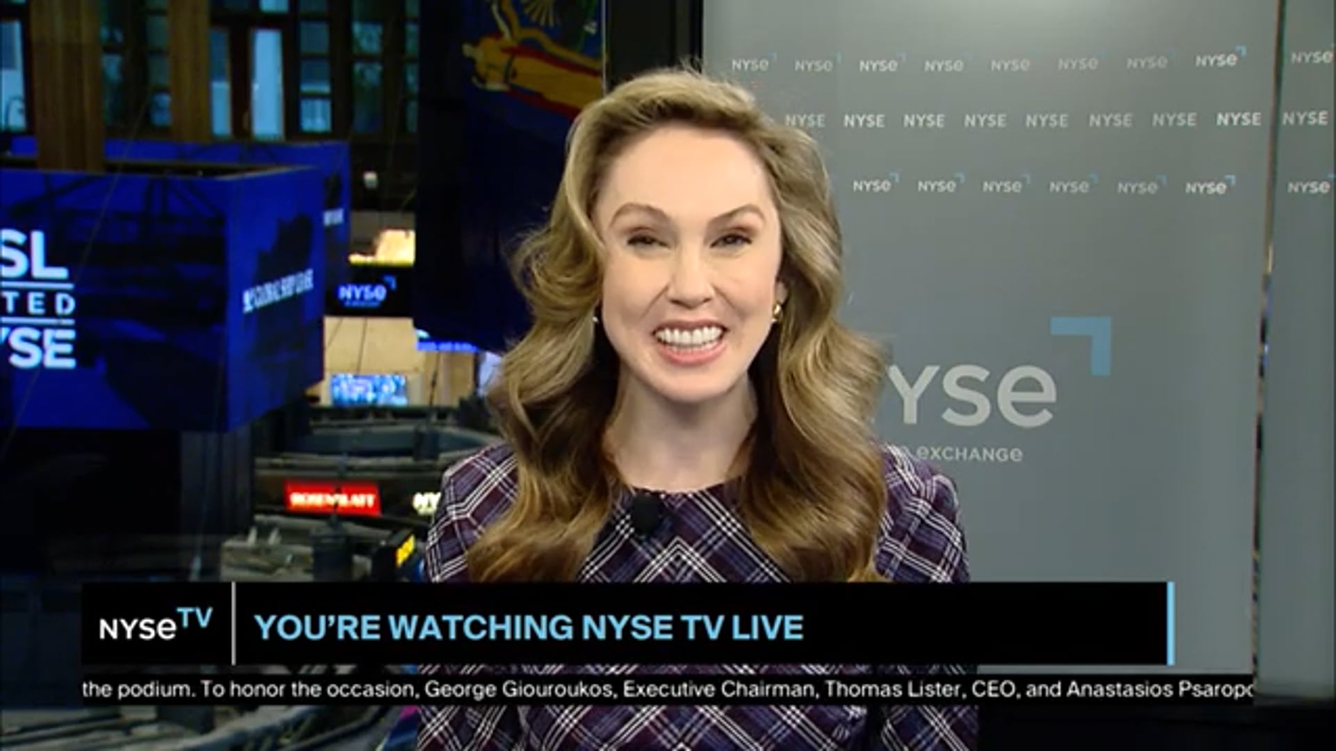 Tom Lister + George Giouroukos from Global Ship Lease join NYSE TV Live