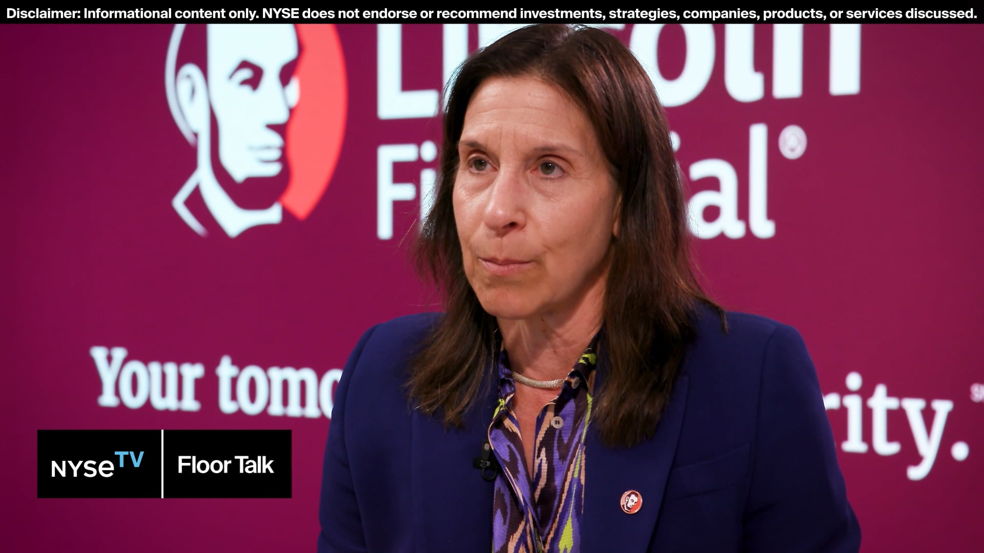 Lincoln Financial Chairman, President & CEO Ellen Cooper