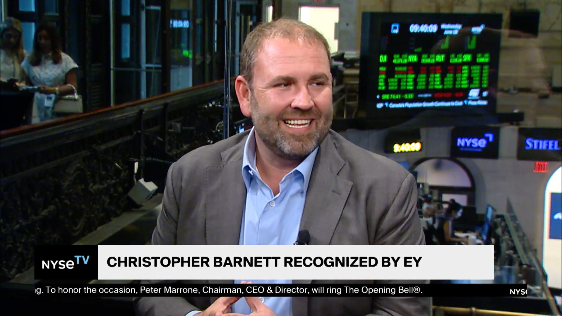 Christopher Barnett, Founder + Chairman, ABA Centers Joins NYSE TV Live