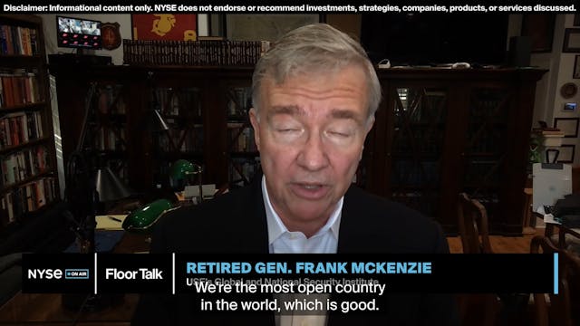 General Frank Mckenzie of USF's Globa...