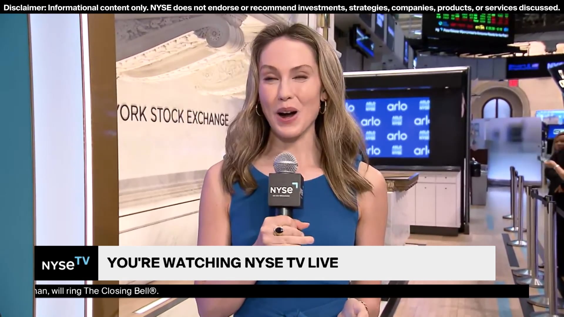Matthew McRae, CEO, Arlo Technologies  Joins NYSE TV