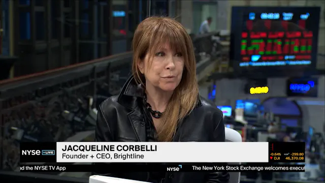 Brightline CEO Jacqueline Corbelli on...