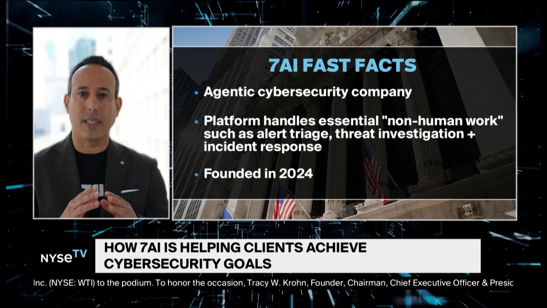 Lior Div, Co-founder + CEO, 7AI Joins NYSE TV