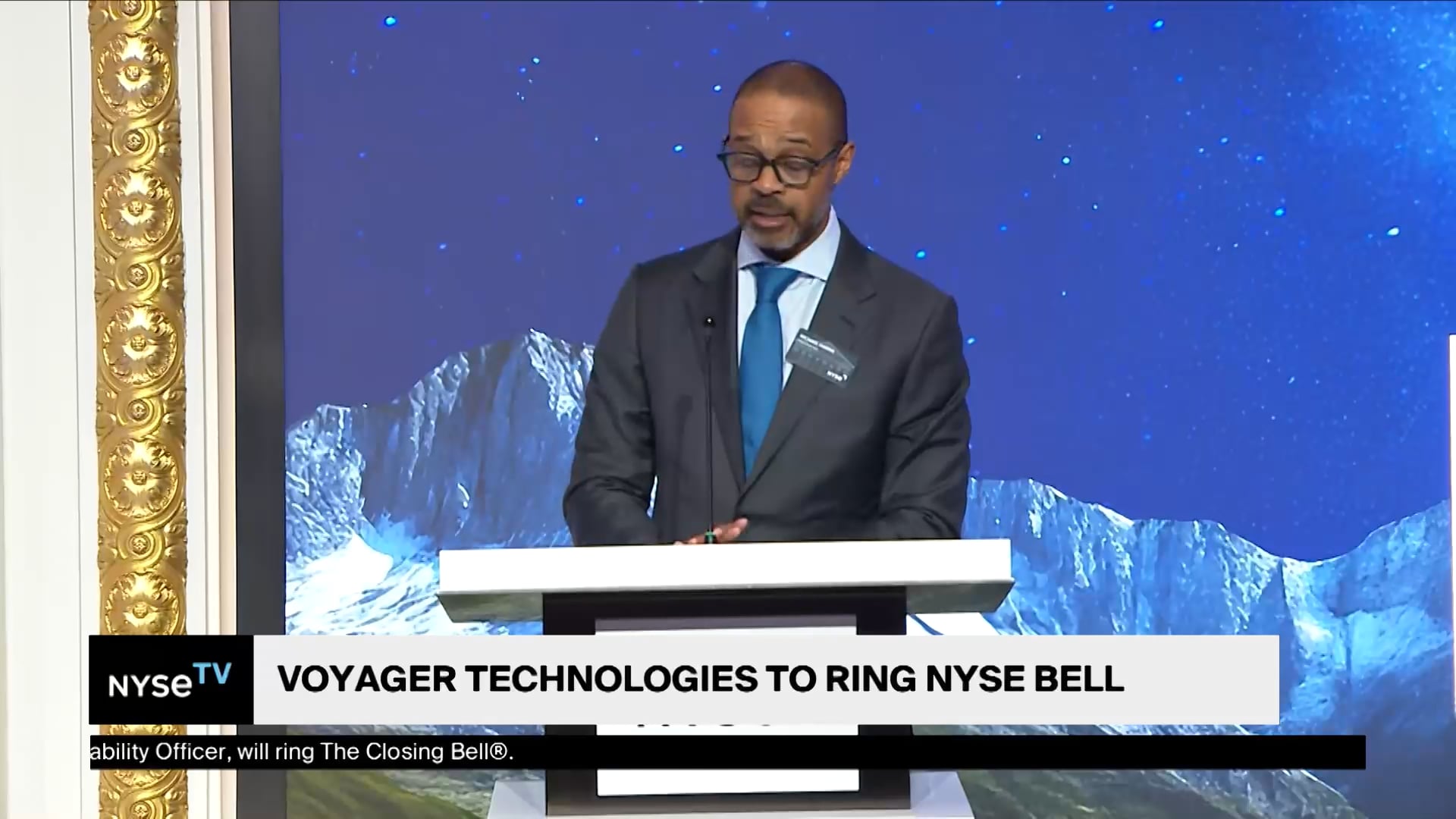 Voyager Board Room Remarks Live on NYSE TV