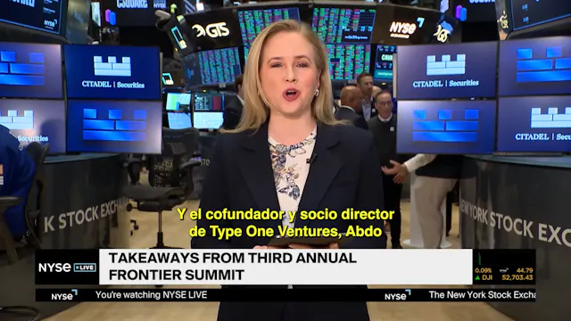 El fundador de Type One Ventures comp...