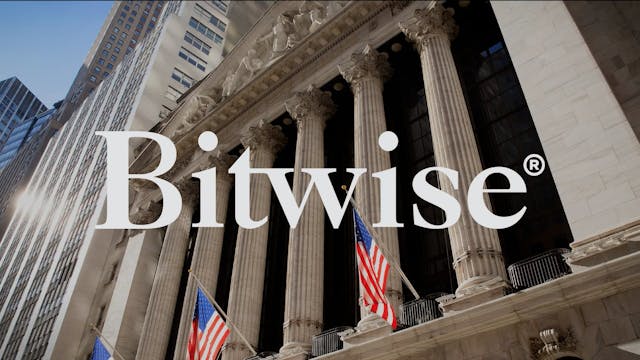 The NYSE welcomes Bitwise in celebrat...