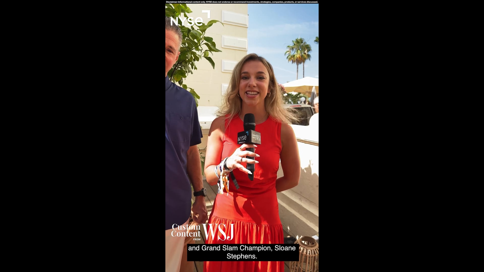 Minute Media President Rich Routman & Grand Slam Champion Sloane Stephens 