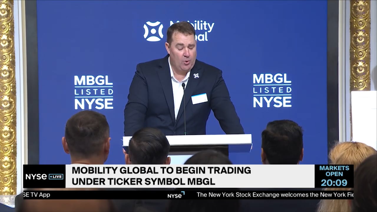 Mobility Global CEO Bill Eager Delivers Remarks as Company Debuts on NYSE
