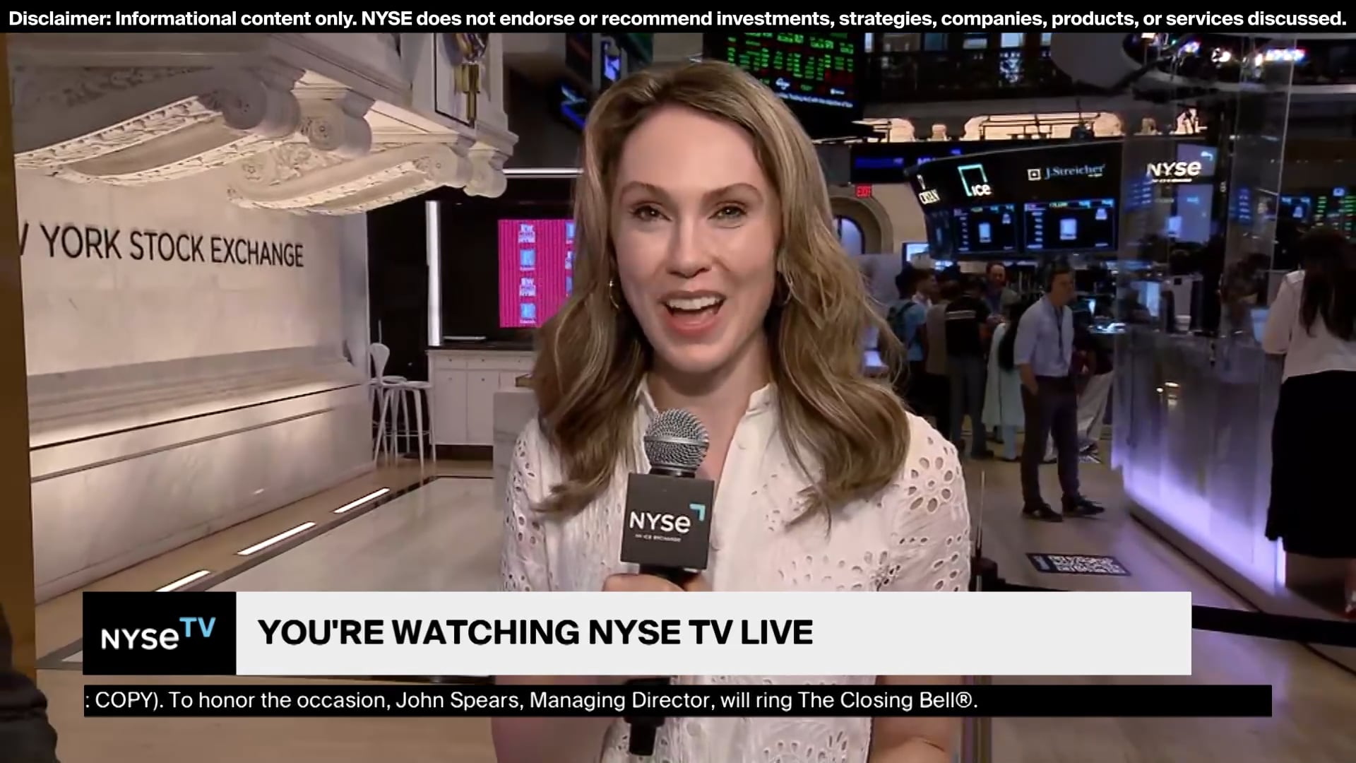 Bernard Zovighian, CEO of Edwards Lifesciences Joins Live on NYSE TV