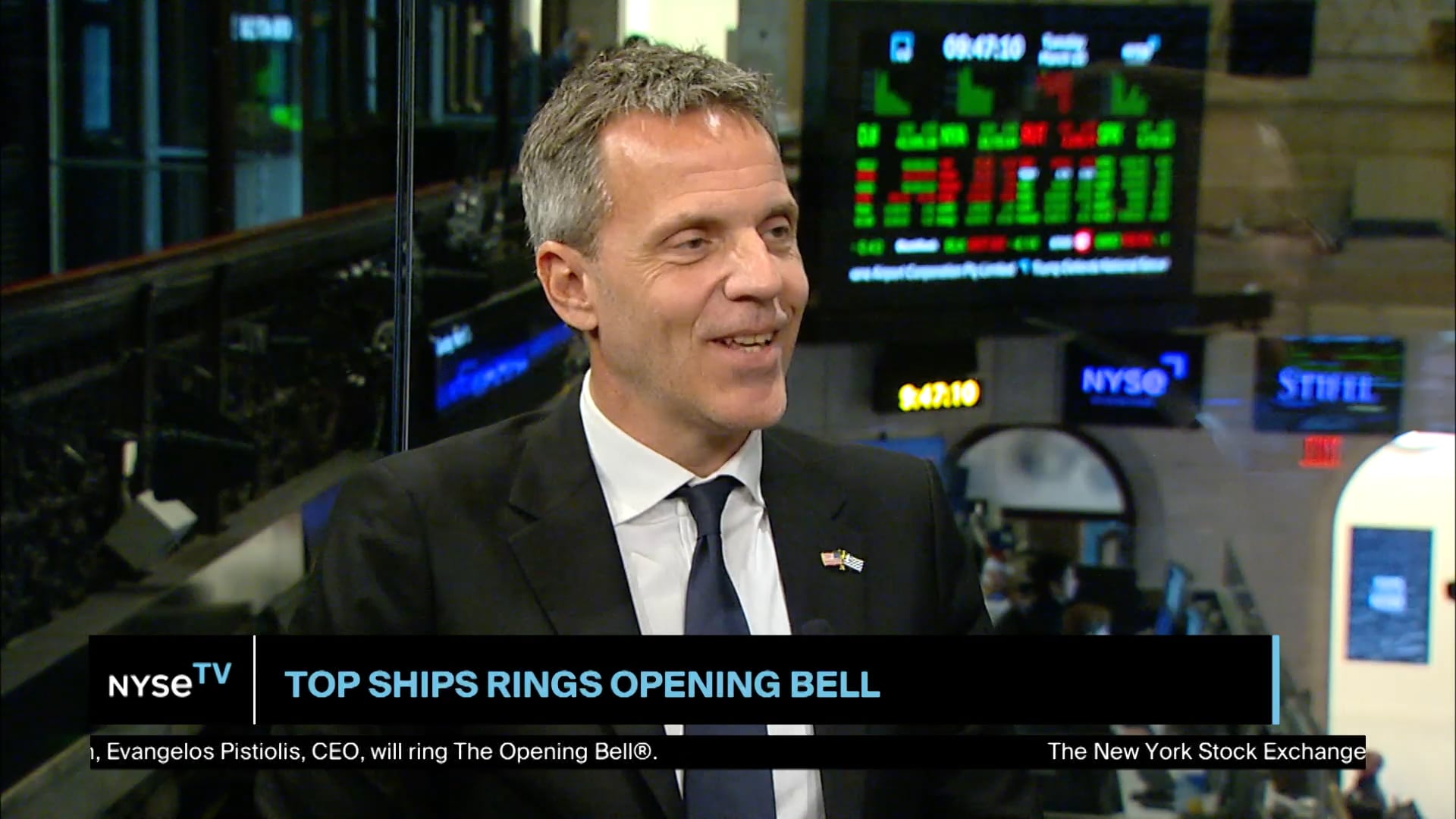 Evangelos Pistiolis, CEO + President at Top Ships Inc. Joins NYSE TV Live