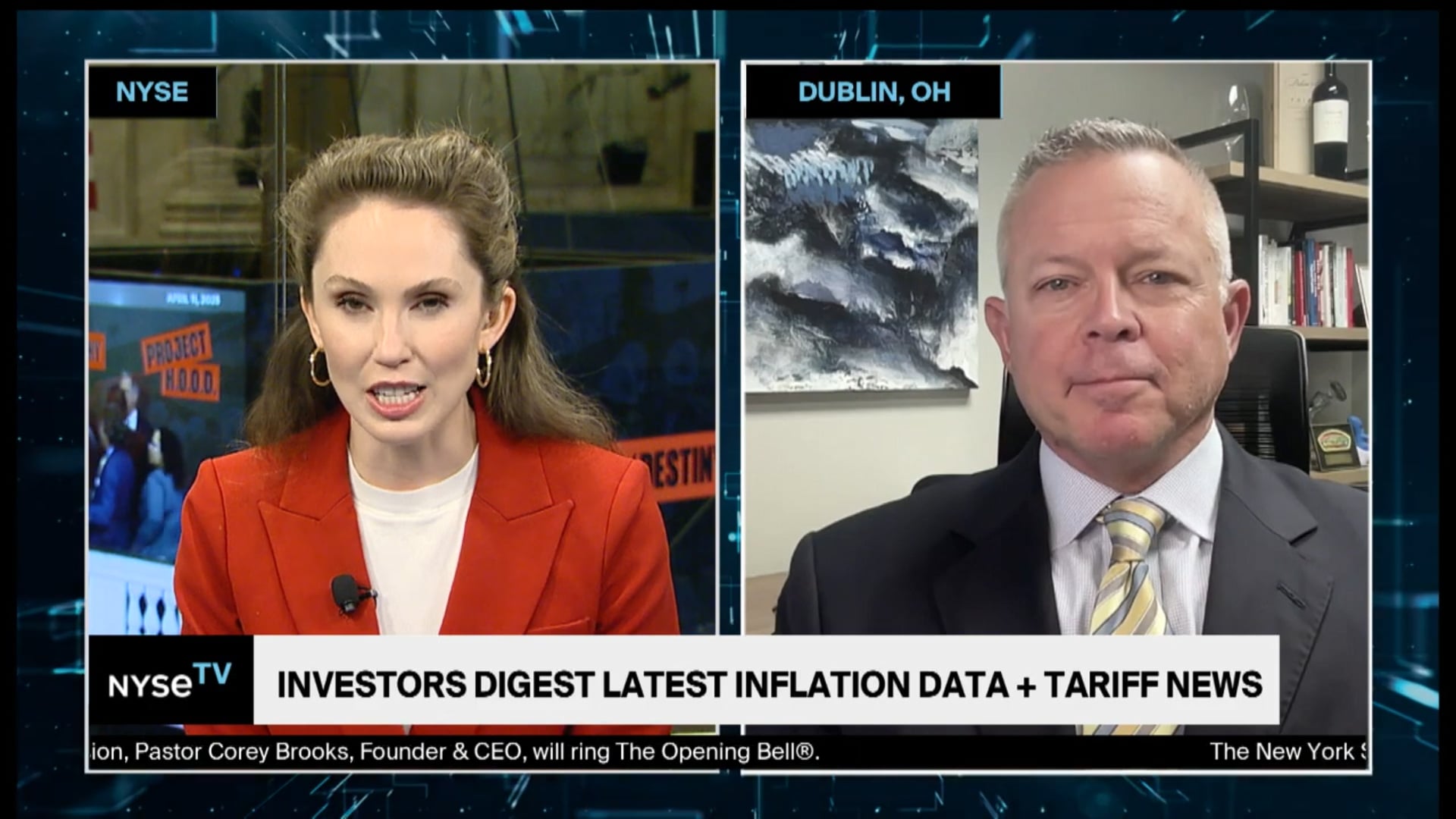 Ed Siddell, CIO + President, EGSI Financial Bank join NYSE TV Live