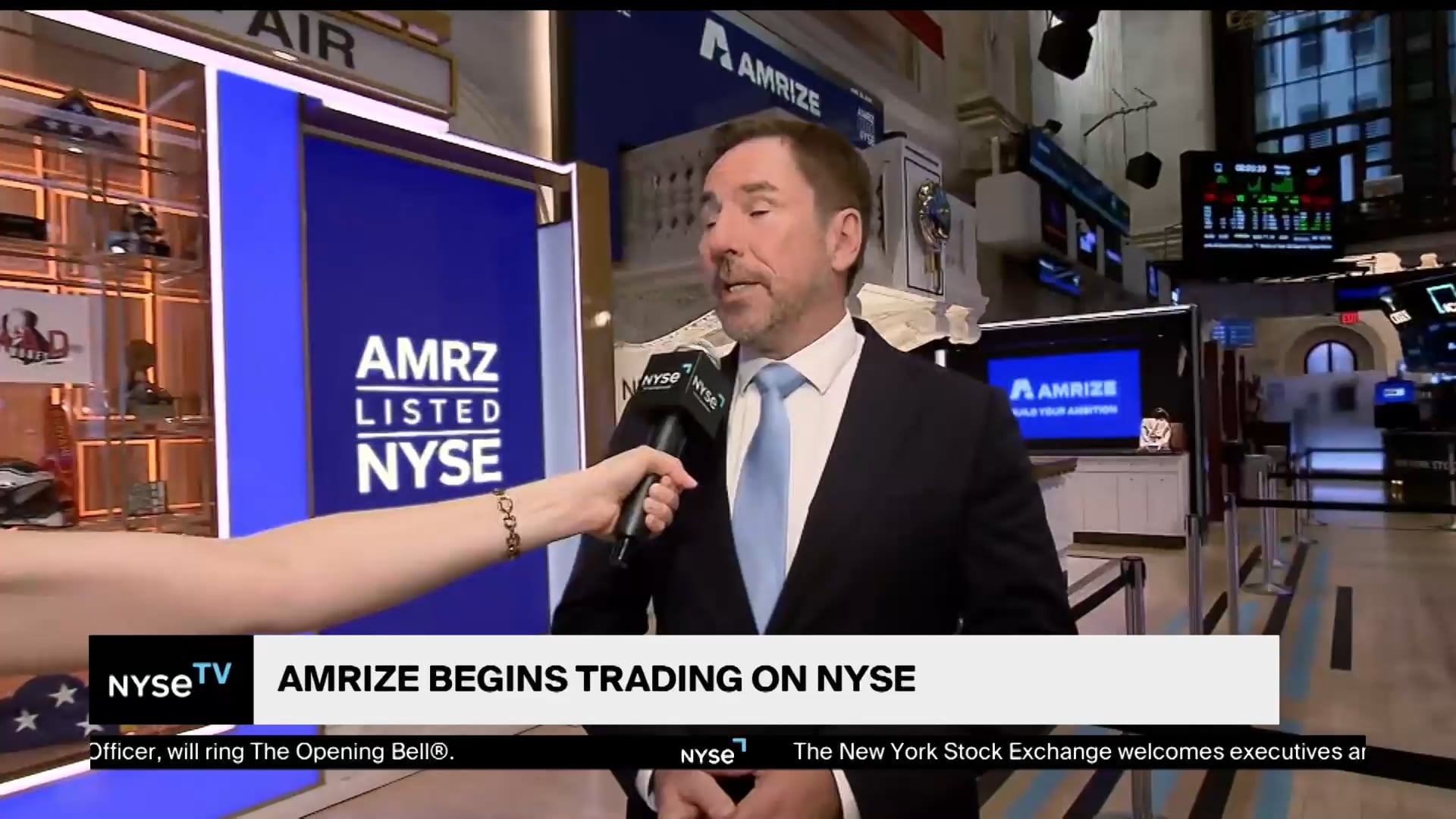 Jan Jenisch, Chairman + CEO of Amrize joins NYSE TV Live