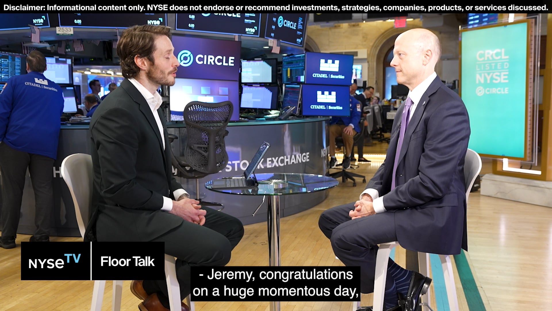Circle Co-Founder, Chairman & CEO Jeremy Allaire