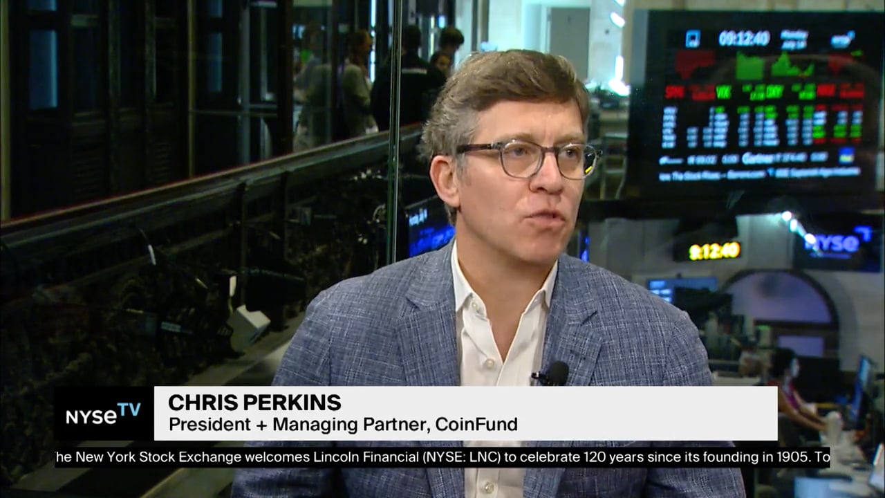 Chris Perkins, Managing Partner + President, CoinFund Joins NYSE TV