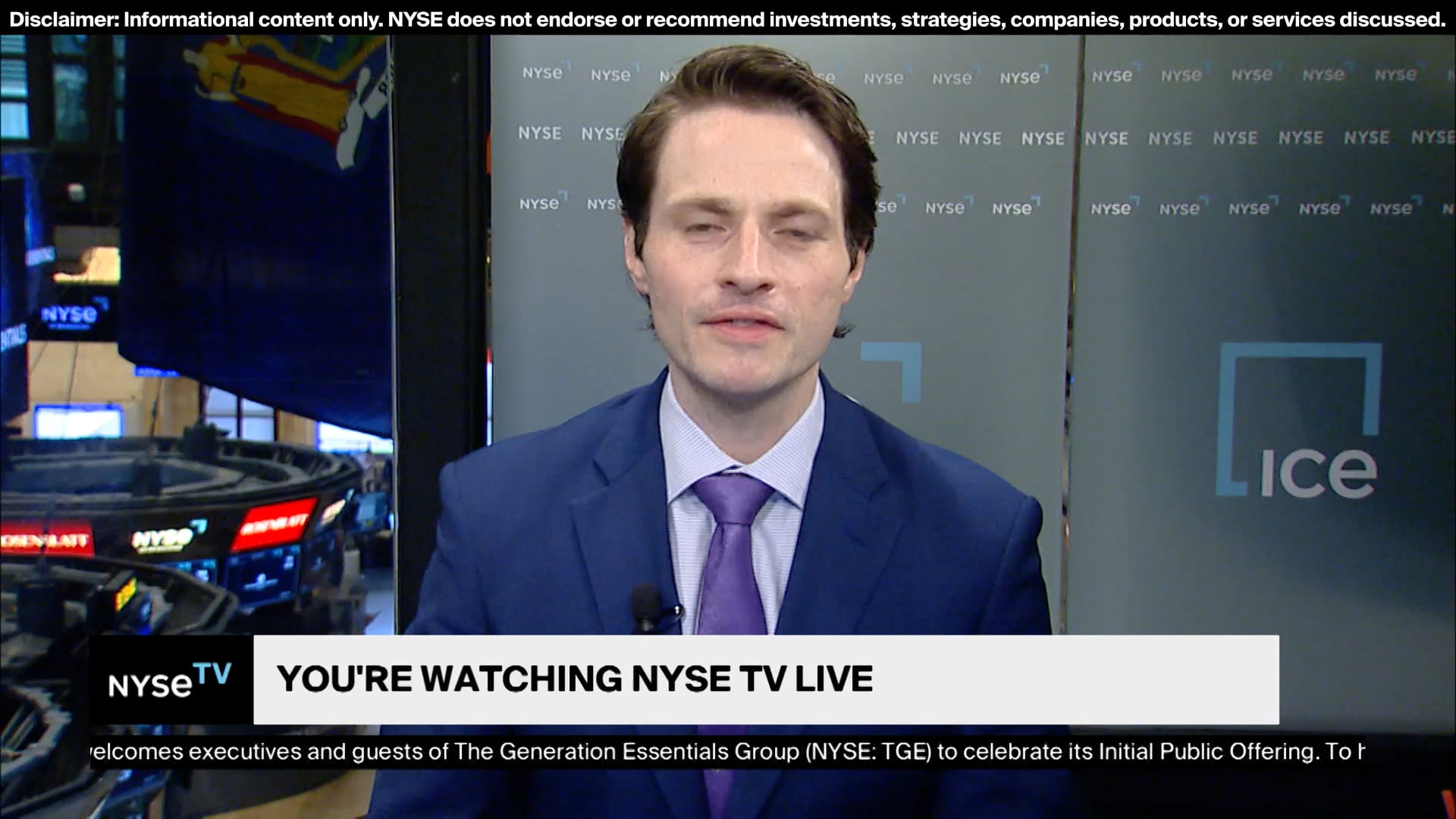 John Pfeifer, CEO and President at Oshkosh Joins Live on NYSE TV