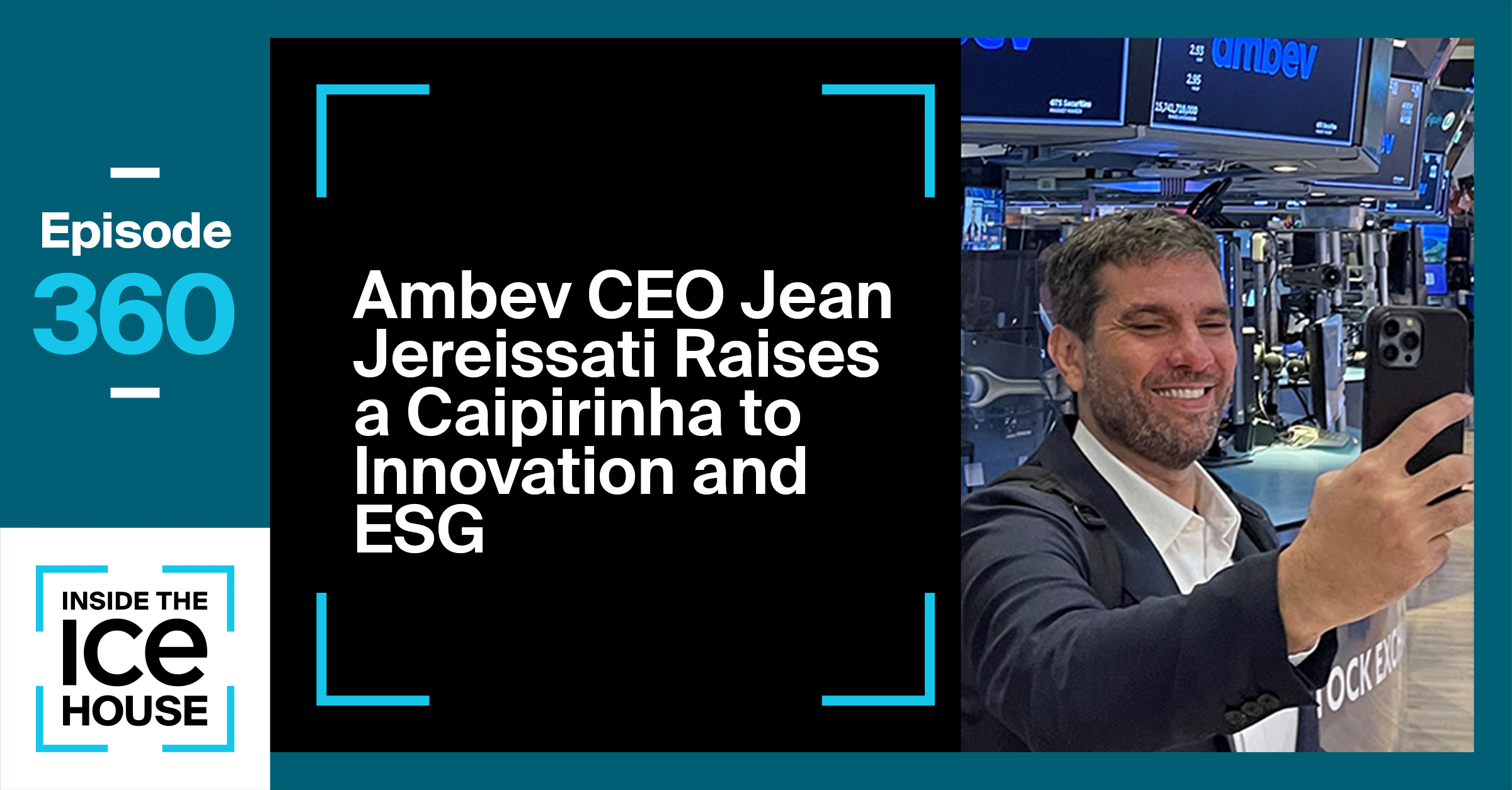 Ambev CEO Jean Jereissati Raises a Caipirinha to Innovation and ESG