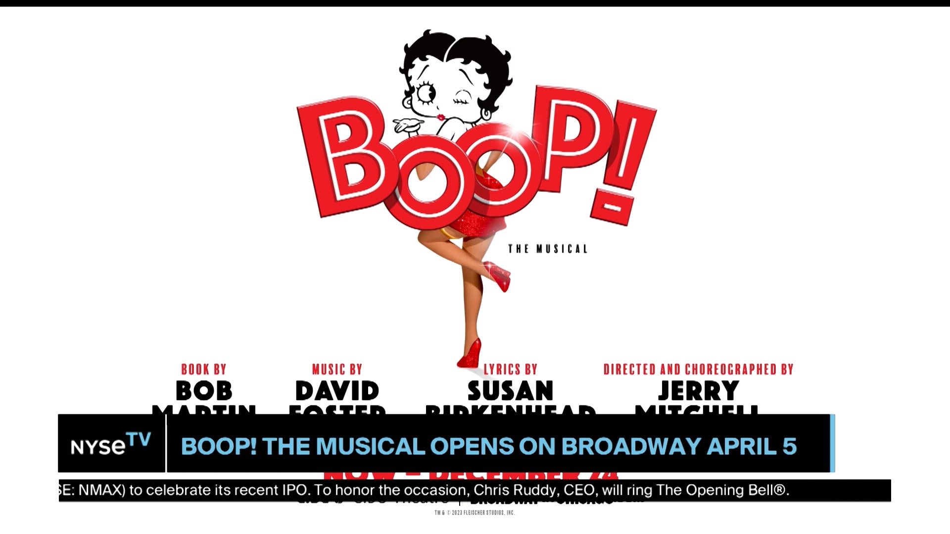 Jerry Mitchell, Director + Choreographer of BOOP! The Musical Joins NYSE TV Live