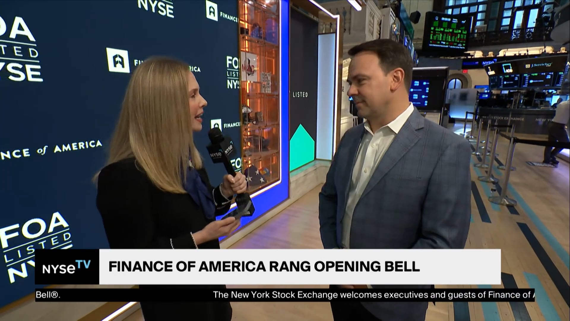 Chris Moschner, Chief Marketing Officer, Finance of America Joins NYSE TV